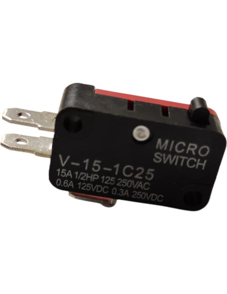 Micro Interruptor V-15-1C25 15A 10 Pcs Botón Pulsador SPDT Micro Interruptor V-15-1C25 15A 10 Pcs Botón Pulsador SPDT