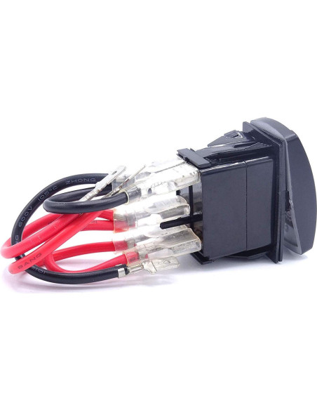 Interruptor Rocker Dasen 3PCS LED Azul para ATV UTV SUV Interruptor Rocker Dasen 3PCS LED Azul para ATV UTV SUV