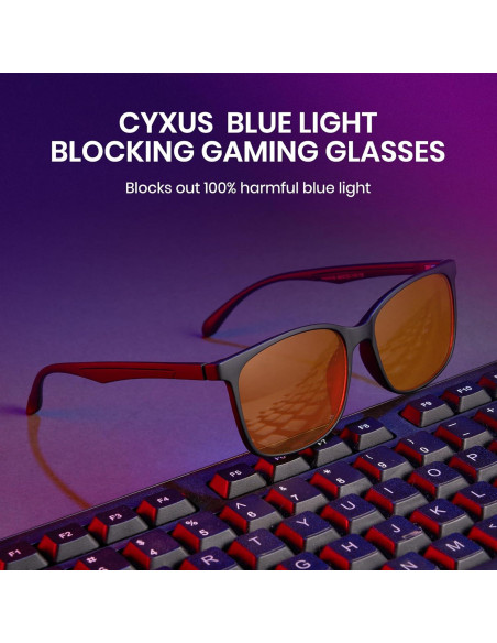Gafas de Luz Azul TR90 Cyxus para Hombres y Mujeres Gafas de Luz Azul TR90 Cyxus para Hombres y Mujeres
