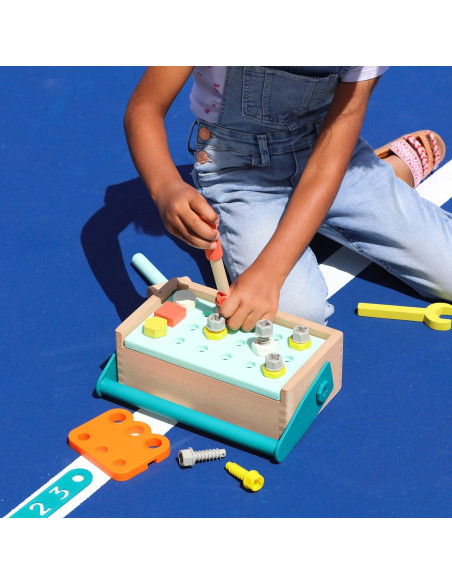 Kit de Arreglar y Jugar B. toys - Caja de Herramientas 25 Piezas Kit de Arreglar y Jugar B. toys - Caja de Herramientas 25 Piezas