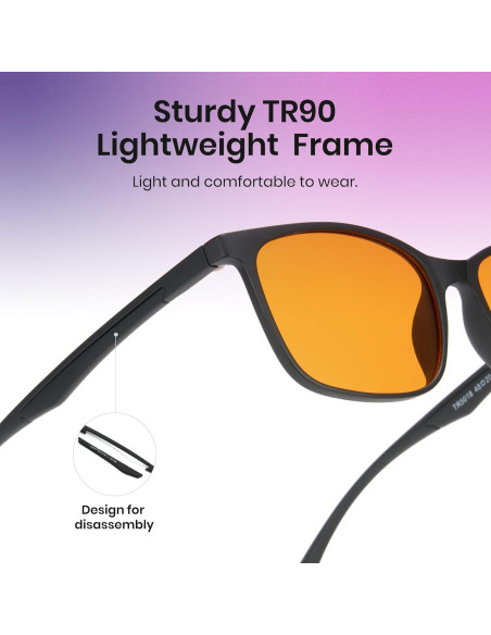 Gafas de Luz Azul TR90 Cyxus para Hombres y Mujeres Gafas de Luz Azul TR90 Cyxus para Hombres y Mujeres