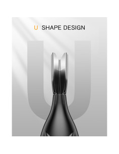 Empujador de Cutículas FERYES 2 en 1 Acero Inoxidable Negro 2