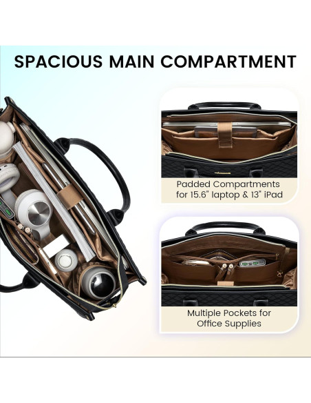 Bolsa para Laptop LOVEVOOK 15.6" Negra Impermeable Bolsa para Laptop LOVEVOOK 15.6" Negra Impermeable