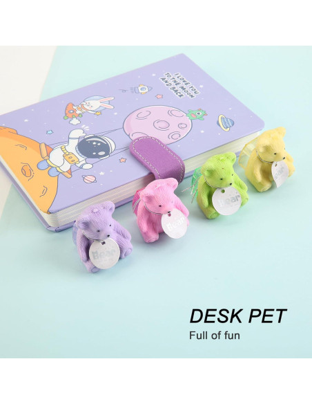 Borradores de Oso HILAZA con Sacapuntas - 8 Pcs Kawaii Borradores de Oso HILAZA con Sacapuntas - 8 Pcs Kawaii