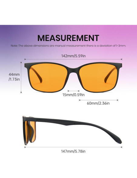Gafas de Luz Azul TR90 Cyxus para Hombres y Mujeres Gafas de Luz Azul TR90 Cyxus para Hombres y Mujeres