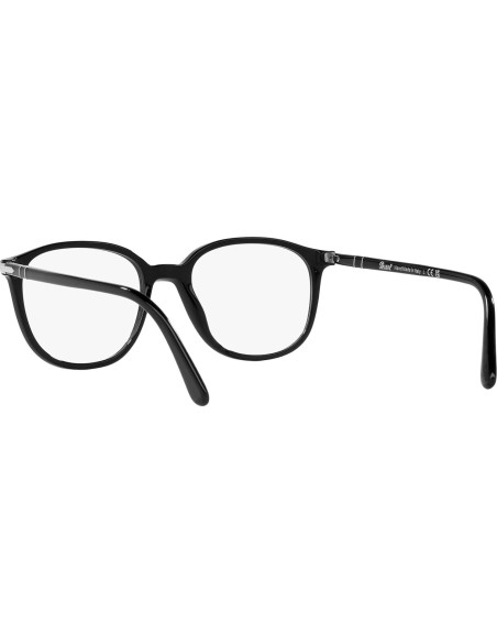 Montura de Gafas Recetadas Persol PO3317V Cuadradas Negras Montura de Gafas Recetadas Persol PO3317V Cuadradas Negras