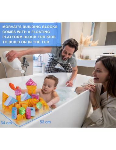 Conjunto de 300 Bloques de Construcción de Espuma EVA Morvat