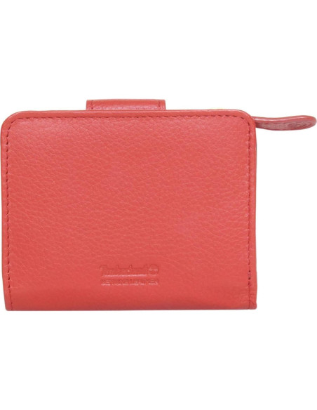 Cartera de Cuero RFID Timberland para Mujeres, Roja Cartera de Cuero RFID Timberland para Mujeres, Roja