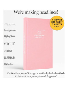 Diario de Gratitud Camino Agradecido Rosa A5 2025 2