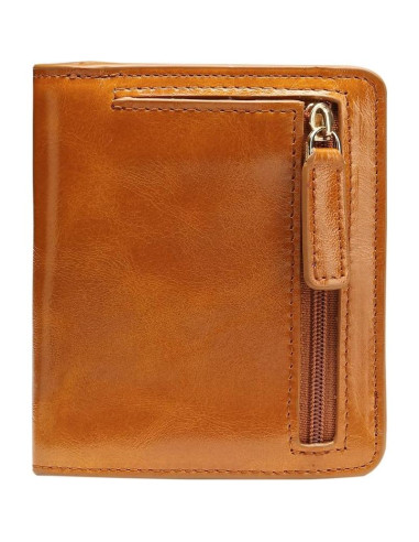 Billetera de Cuero Itslife RFID Compacta para Mujeres