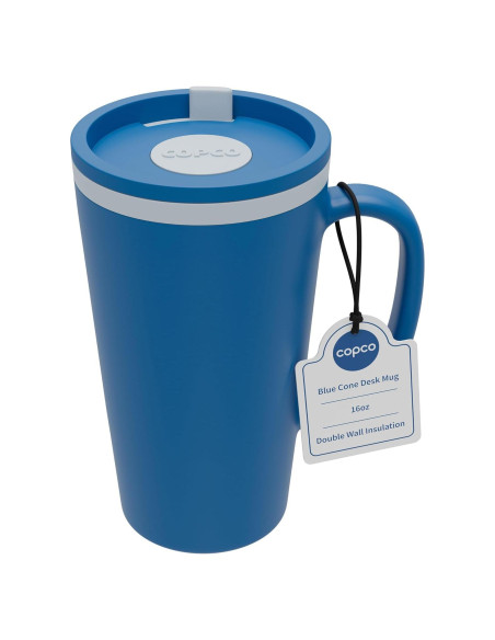 Taza de Viaje Copco Cone 500 ml - Aislante Doble Pared Azul Taza de Viaje Copco Cone 500 ml - Aislante Doble Pared Azul