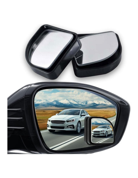 Espejo de Punto Ciego Convexo BDZMC 360 Ajustable Negro Espejo de Punto Ciego Convexo BDZMC 360 Ajustable Negro