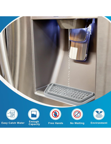 Bandeja de Goteo para Refrigerador WNYT 2P Silicona Gris Bandeja de Goteo para Refrigerador WNYT 2P Silicona Gris