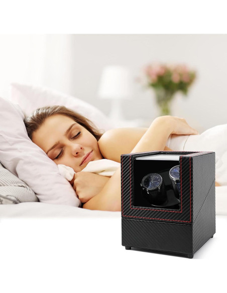 Enrollador Automático de Reloj Kalawen Doble para Relojes Mecánicos Enrollador Automático de Reloj Kalawen Doble para Relojes Mecánicos