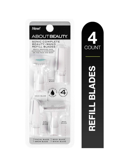 Cuchillas de Repuesto para Varita de Belleza Sonic - 4 Unidades Cuchillas de Repuesto para Varita de Belleza Sonic - 4 Unidades