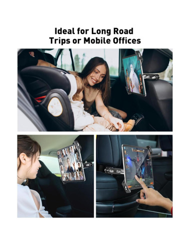 Soporte para Tableta AboveTEK para Reposacabezas de Coche 360