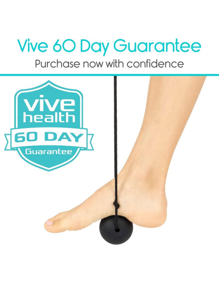 Rodillo de Masaje Vive Health para Pies - Alivio Fasciitis 6.35 cm Rodillo de Masaje Vive Health para Pies - Alivio Fasciitis 6.35 cm
