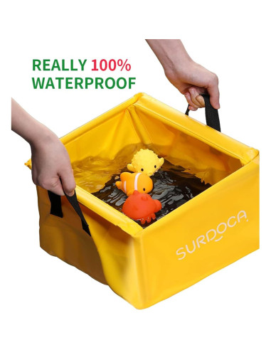 Organizador de Maletero SURDOCA Impermeable 18L Plegable Negro
