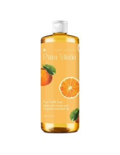 Jabón de Castile Pura Vitalia 32 oz Cítricos Orgánico