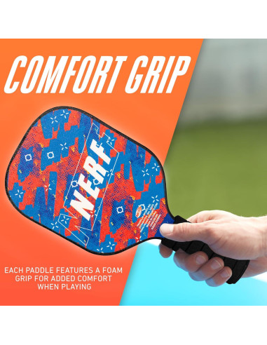 Conjunto de Pickleball de Mesa Franklin Sports - Mini - Azul/Naranja