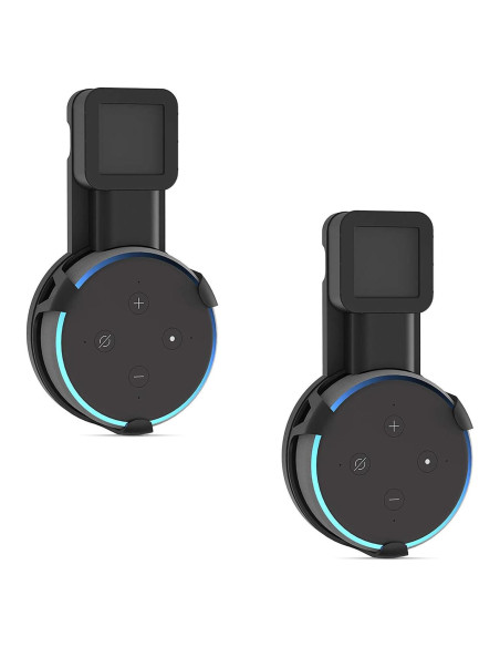 Soporte de Pared WALI para Echo Dot 3ra Generación - 2 Paquete Negro Soporte de Pared WALI para Echo Dot 3ra Generación - 2 Paquete Negro