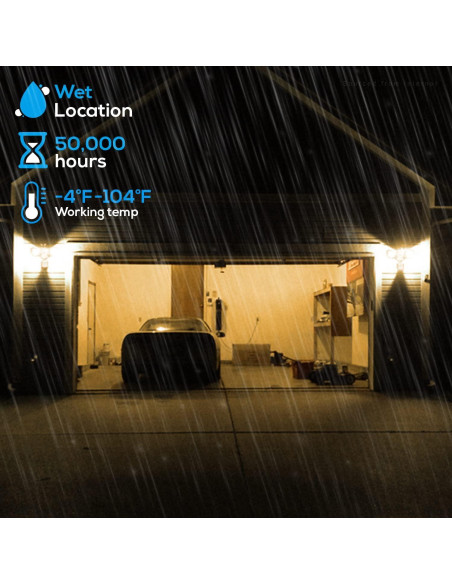 Luz de Inundación LED LEONLITE con Sensor de Movimiento 1400lm Luz de Inundación LED LEONLITE con Sensor de Movimiento 1400lm