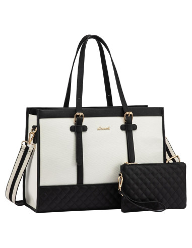 Bolsa Tote LOVEVOOK para Mujeres 15.6" Lona Gran Capacidad