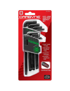 Juego de Llaves Torx 9 Piezas Carbyne Acero S2 Mango Largo 2