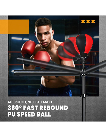 Barra de Boxeo Ajustable INNOLIFE 119-185 cm para Entrenamiento Barra de Boxeo Ajustable INNOLIFE 119-185 cm para Entrenamiento