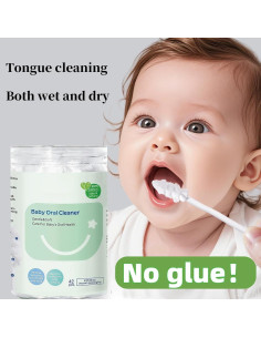 Cepillo de Dientes para Bebés Hranio 42 Piezas Algodón Higiénico 2