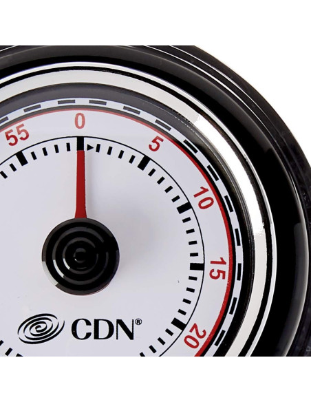 Temporizador Mecánico Compacto CDN MT4 60 Min Negro Temporizador Mecánico Compacto CDN MT4 60 Min Negro
