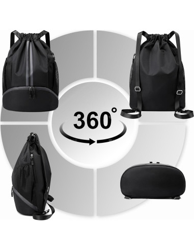 Mochila Deportiva Hoedia con Cuerda 22L Impermeable Unisex