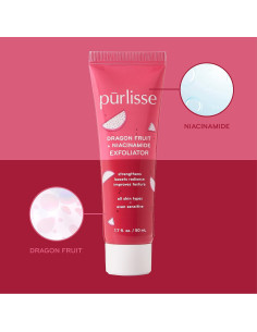 Exfoliante Facial Purlisse Dragonfruit 50 ml - Niacinamide 2