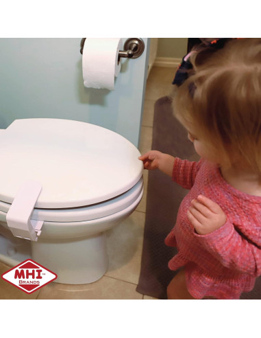 Cierre de Seguridad Inodoro Mommy's Helper Lid-Lok Blanco 1-Pack