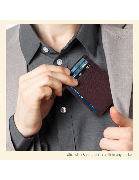Billetera Minimalista Slim de Cuero Genuino Clifton Heritage - RFID Billetera Minimalista Slim de Cuero Genuino Clifton Heritage - RFID