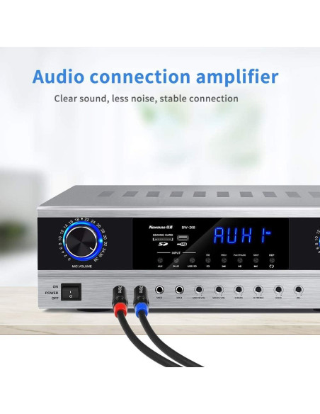 Cable Divisor Estéreo TRS 1/4" Disino 1m - Doble TS Mono Cable Divisor Estéreo TRS 1/4" Disino 1m - Doble TS Mono