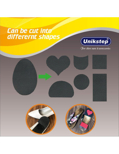 Almohadillas Antideslizantes UNIKSTEP 6 Pares Goma Negra
