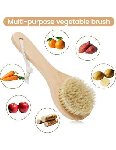 Cepillo de Verduras Aphrordity 20 cm Mango de Madera