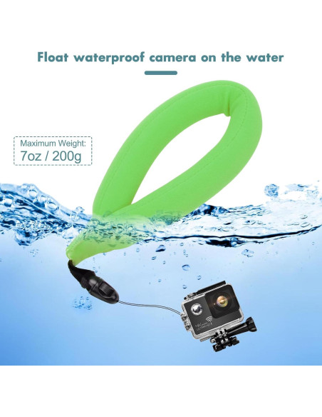 4 Correas Flotantes Neopreno para Cámara Impermeable Verde 4 Correas Flotantes Neopreno para Cámara Impermeable Verde
