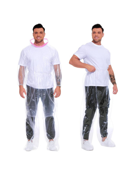 Conjunto de Impermeables Desechables 2 Paquetes Talla Grande Conjunto de Impermeables Desechables 2 Paquetes Talla Grande