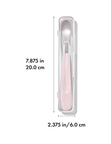 Cuchara de Alimentación OXO Tot On-The-Go - Silicona Floración Cuchara de Alimentación OXO Tot On-The-Go - Silicona Floración
