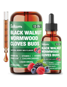 Gotas Líquidas de Nogal Negro Satoomi 59ml - 13 Ingredientes
