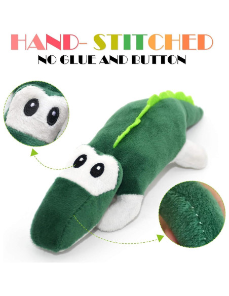 Juguetes Squeaky para Perros SHARLOVY - Paquete de 12 Peluches Juguetes Squeaky para Perros SHARLOVY - Paquete de 12 Peluches