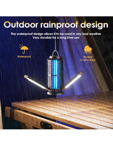 Zapper de Insectos Solar HUAJIAPENG XT-01 2 Paquete IP65