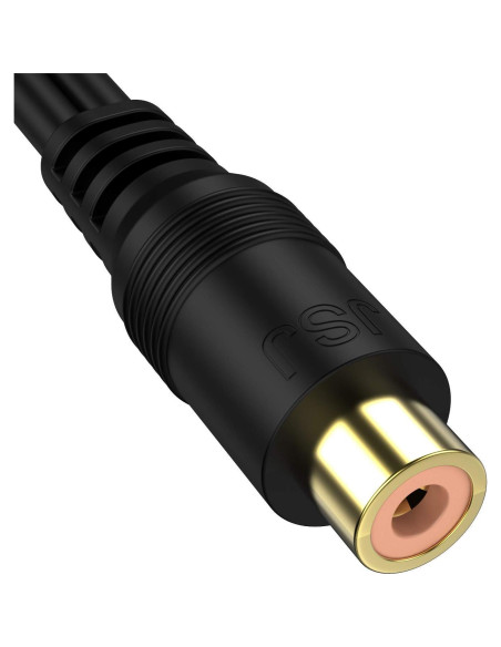 Adaptador RCA Y 1 Hembra a 2 Macho Adaptermvp 0.2M Adaptador RCA Y 1 Hembra a 2 Macho Adaptermvp 0.2M