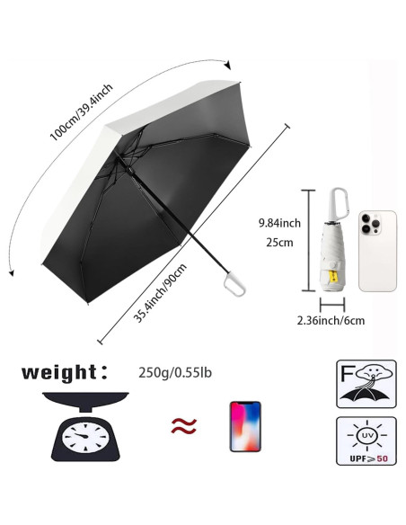 Paraguas Plegable Mini Travel Bifrost Erised UV 50+ 25cm Paraguas Plegable Mini Travel Bifrost Erised UV 50+ 25cm