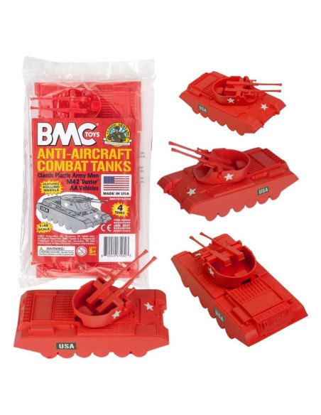 Tanques Antiaéreos BMC Classic Payton 4pc Rojo Verde Tanques Antiaéreos BMC Classic Payton 4pc Rojo Verde