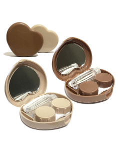 Estuche de Lentes de Contacto Howinn 2 Piezas con Accesorios