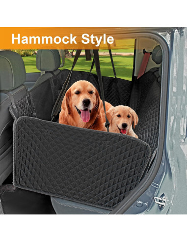 Extensor de Asiento Trasero para Perros HONEST OUTFITTERS X-Large Negro