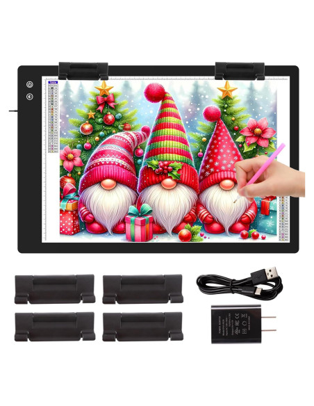 Almohadilla de Luz Recargable TOHETO A1 90x60cm LED 3 Colores Almohadilla de Luz Recargable TOHETO A1 90x60cm LED 3 Colores